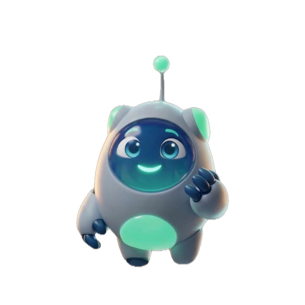 Mascote Zeki Planos Automação
