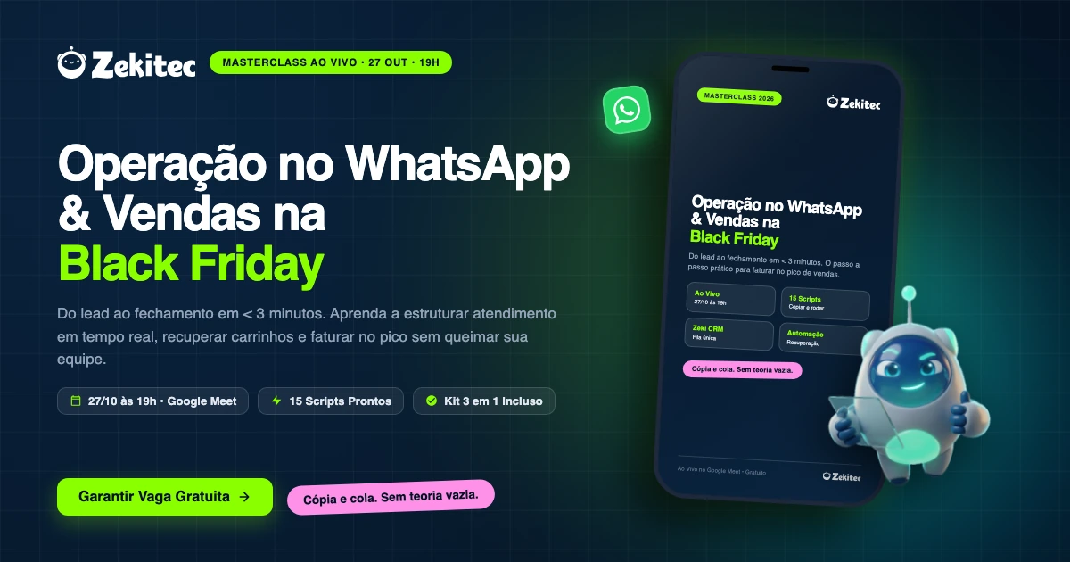 Kit Estratégico Black Friday no WhatsApp